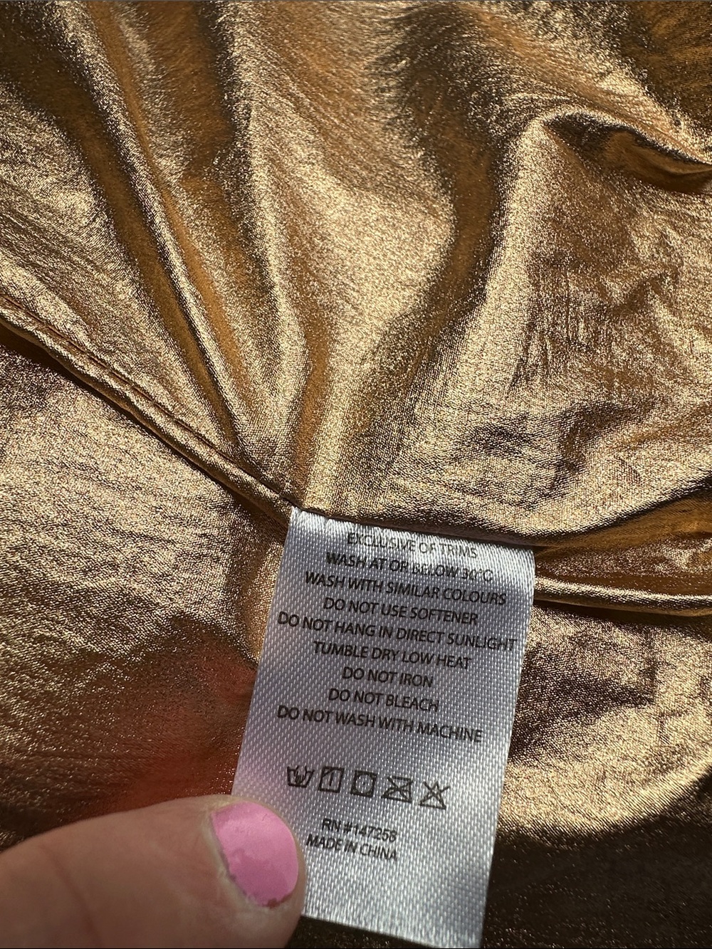 Simply Southern Metallic Rose Gold Puffer Vest Size XS - Picture 10 of 10
